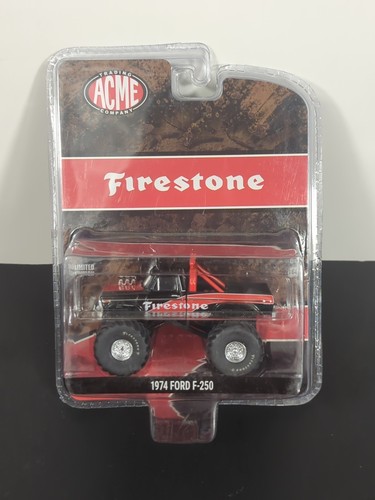Greenlight 1/64 1974 Ford F250 Monster Truck Firestone 51272 ACME 277 New - Picture 3 of 10