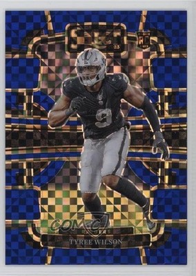 2023 Panini Select Concourse Blue Prizm 123/199 Tyree Wilson #60 Rookie RC 15j7