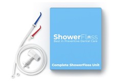 SHOWER FLOSS Water Dental Flosser - Convenient for Teeth, Attaches to Your
