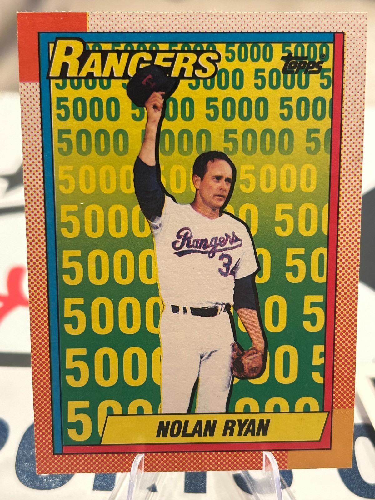 Nolan Ryan 1990 Topps 5000 Strikeouts #5! 2 Card Min! See Desc!