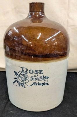 Antique R.M. Rose Distiller Whiskey Jug 2 Gallon