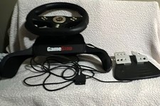 GameStop GS Racing Wheel w/ Foot Pedals Wired...