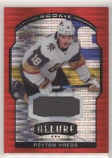 2020-21 Upper Deck Allure Rookie Red Rainbow Jerseys Peyton Krebs #96 0cv6