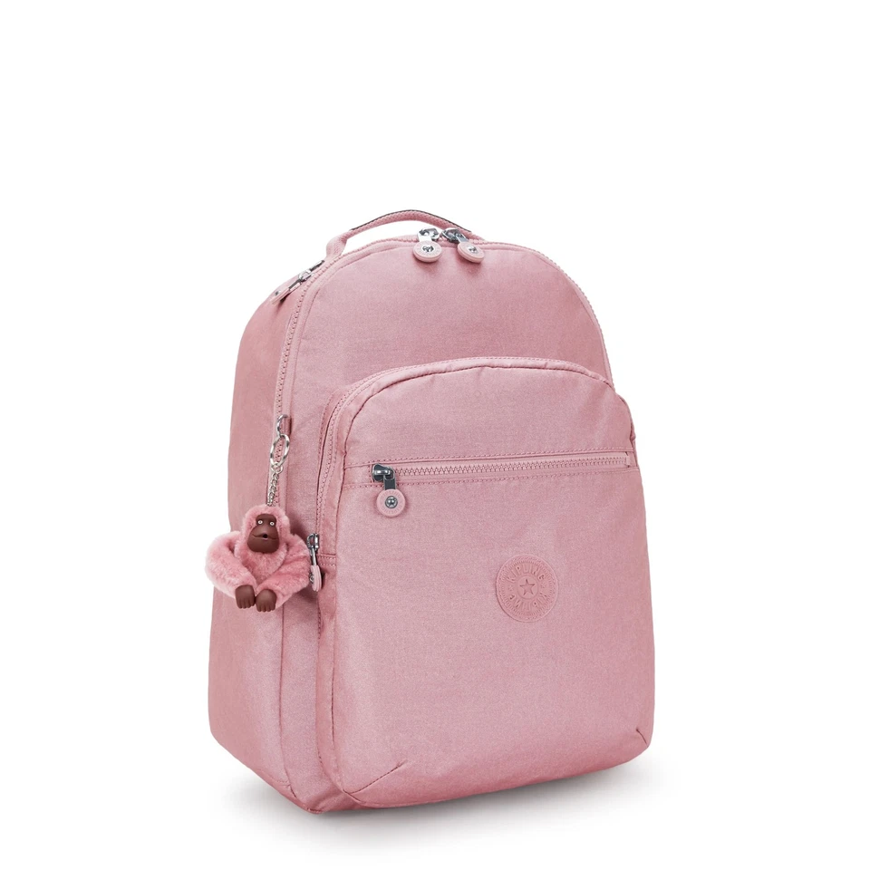 Mochila para portátil Kipling Seoul 15" para mujer, duradera, espaciosa con hombro acolchado... Foto 4 de 4