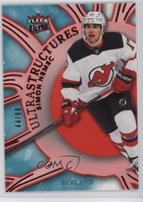 2025-26 Upper Deck Fleer Ultra Ultrastructures Red 44/99 Simon Nemec #SR20of25