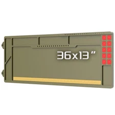 Large Gun Cleaning Mat for Rifle Shotgun Pistol, 36" x 13" Magnetic Cleaning ...