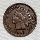1909 US Indian Head Cent! VG! Last Year Issue! Lower Mintage Old US Coin