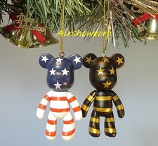 Decoration Ornament Home Party Christmas Bear American Flag Star Strip B15 16