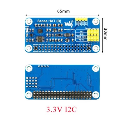 Sense HAT for Raspberry Pi ADC Temp Sensor Expansion Board
