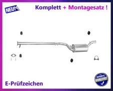 Mittelschalldämpfer für Ford Focus 1.8 16V 85KW Bj.98-05 Auspuff Montagesatz