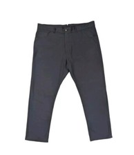 Franks Pant Mens 40x32 Gray Chino 5-Pocket Made In USA FH5-TRY Great Condition