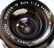Nikon Nikkor-N Auto Non Ai 24mm f2.8 Manual Focus Lens prime - HOME AI'd