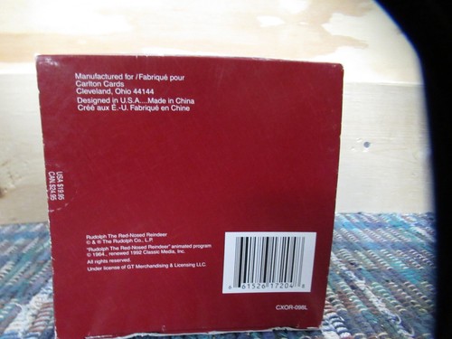 BASS RANKIN RUDOLPH DAS ROTNASIGE RENTIER ELEKTRONISCHER BAUMSCHMUCK CARLTON KARTE - Bild 5 von 13