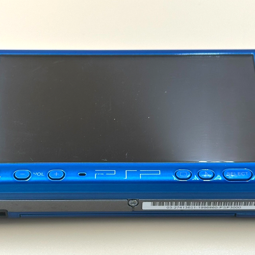 PSP 3000 VB Console Vibrant Blue Region Free Japan Games Sony Playstation Tested - Picture 12 of 21