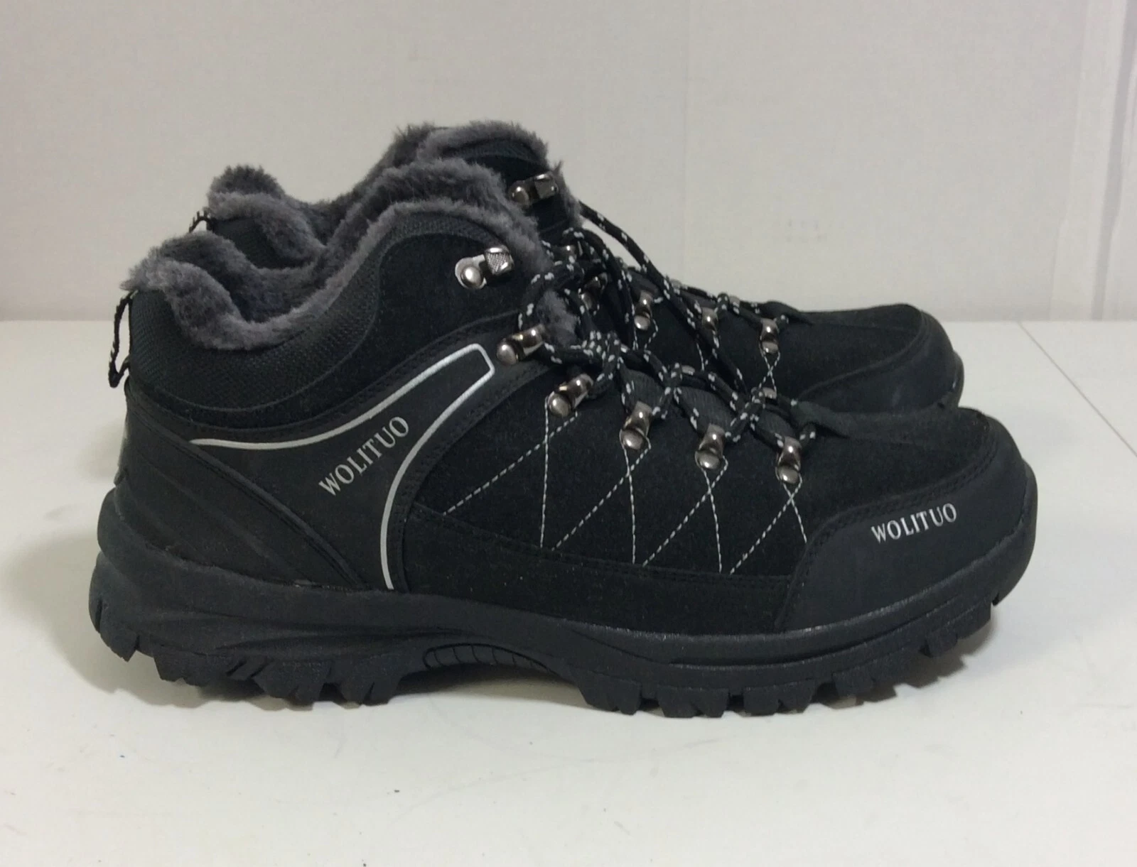 Mens Waterproof Hiking Walking Trail Outdoor Trekking Casual Trainers Shoes Size