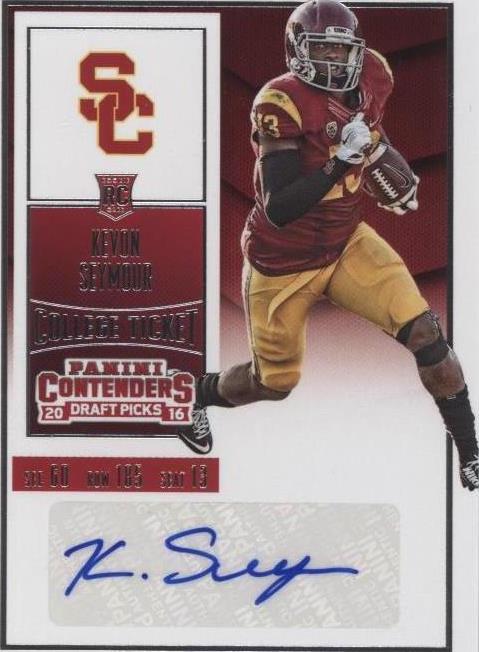 2016 Panini Contenders Draft Picks Kevon Seymour #218 - 1 of 2