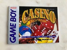 Casino FunPak   Gameboy   Manual Only