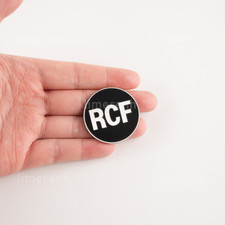 4PCS New RCF Logo Badge Aluminum Replacement Piece 40mm