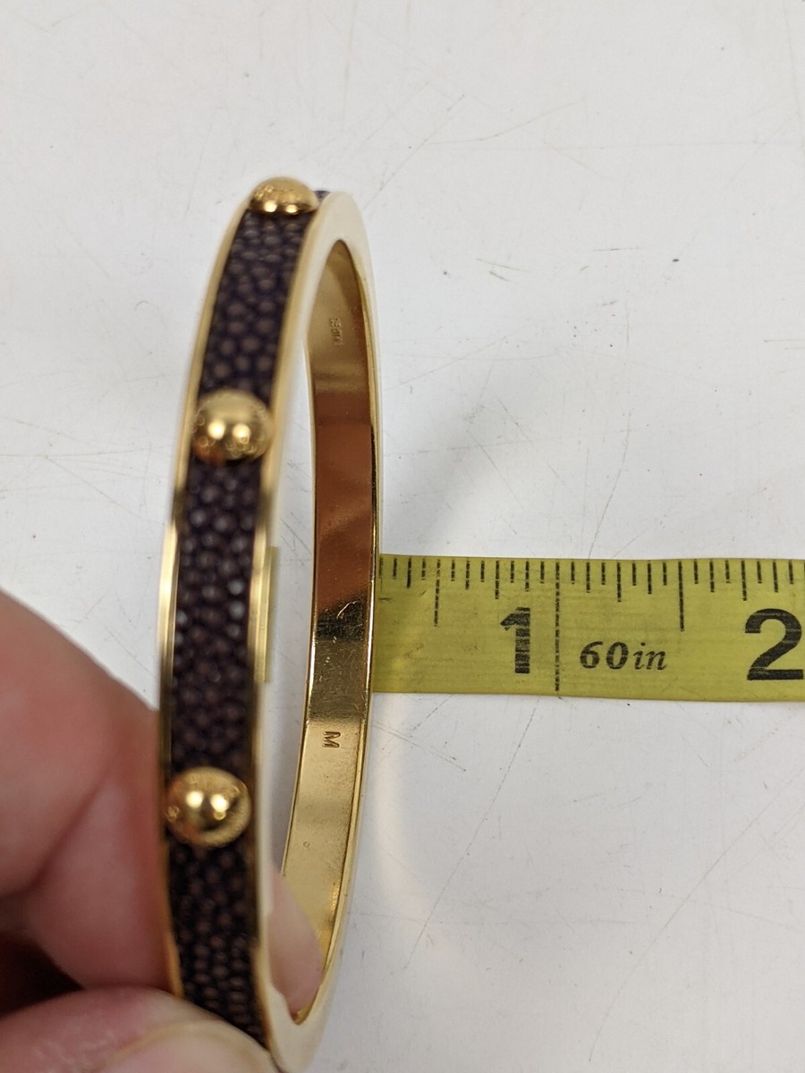 Luis Vuitton Gimme A Clue Black Stingray Leather Gold Tone Luis Vuitton Gimme A Clue Black Stingray Leather Gold Tone