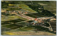 Cartolina - Veduta aerea delle fattorie di Seabrook - Bridgeton, New Jersey