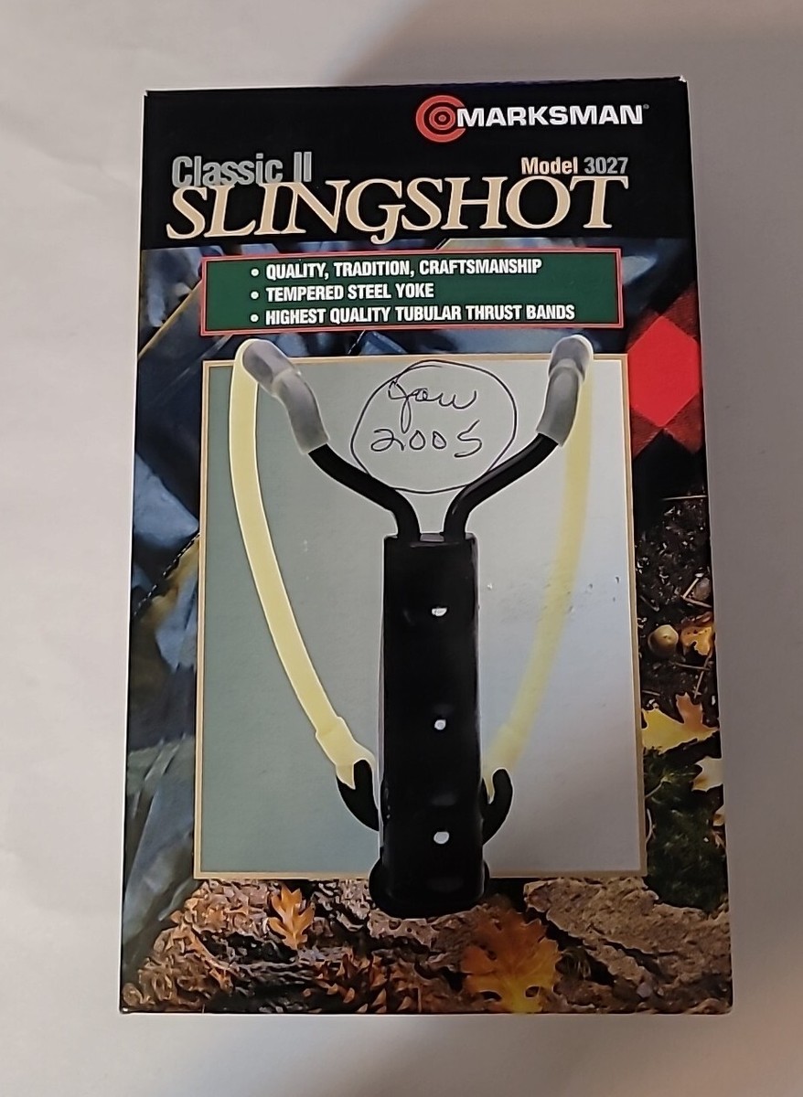 Paire Rare De Lance-pierres Fireball Y8 Slingshot Par Marksman LA - D'occasion
