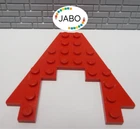 (i12/14) Lego 4475 Wing Wing Plate 8x8 with Cutout 4x4 Red 6877