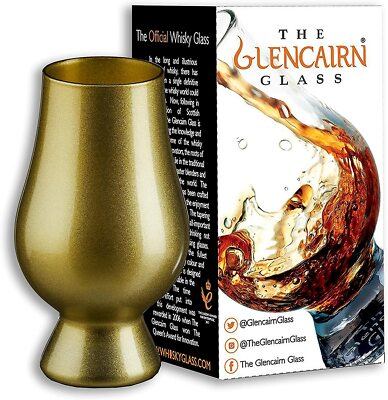The GOLD GLENCAIRN Scotch Whisky Tasting and Nosing Glass 