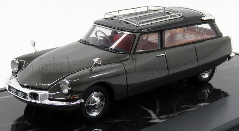 wonderful resin-modelcar 1/43 CITROEN ID19 CORTEGE SLOUGH HEARSE 1962 - black - - Image 4 of 4