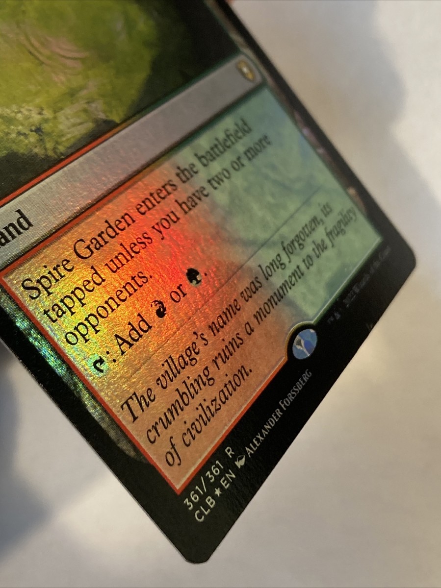 MTG Spire Garden *FOIL* Commander Legends Baldur's Gate 361/361 NM