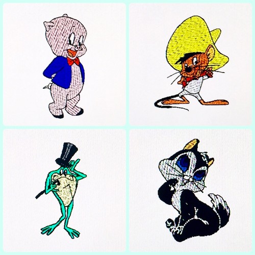 Looney Tunes Embroidery Designs Disk For Husqvarna Viking Designer 1 - Picture 4 of 11