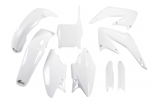 Kunststoff Verkleidung Kit Honda Cr 125 / 250 2005 - 2007 Weiß Ufo Plast Full-image