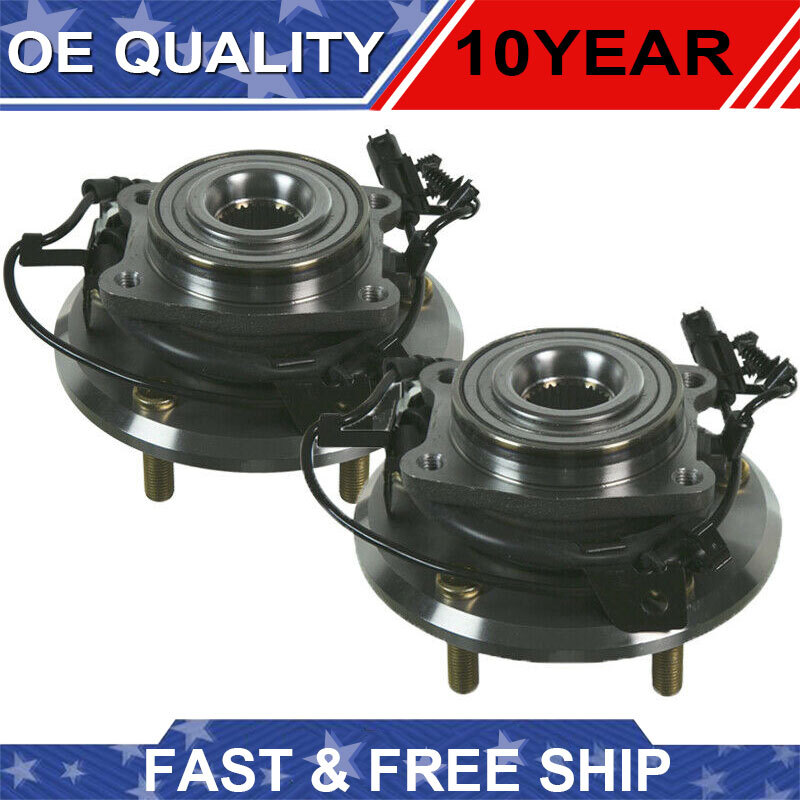 Set (2) REAR Wheel Bearing and Hub Assembly for 2009- 18 Dodge Journey with 5LUG