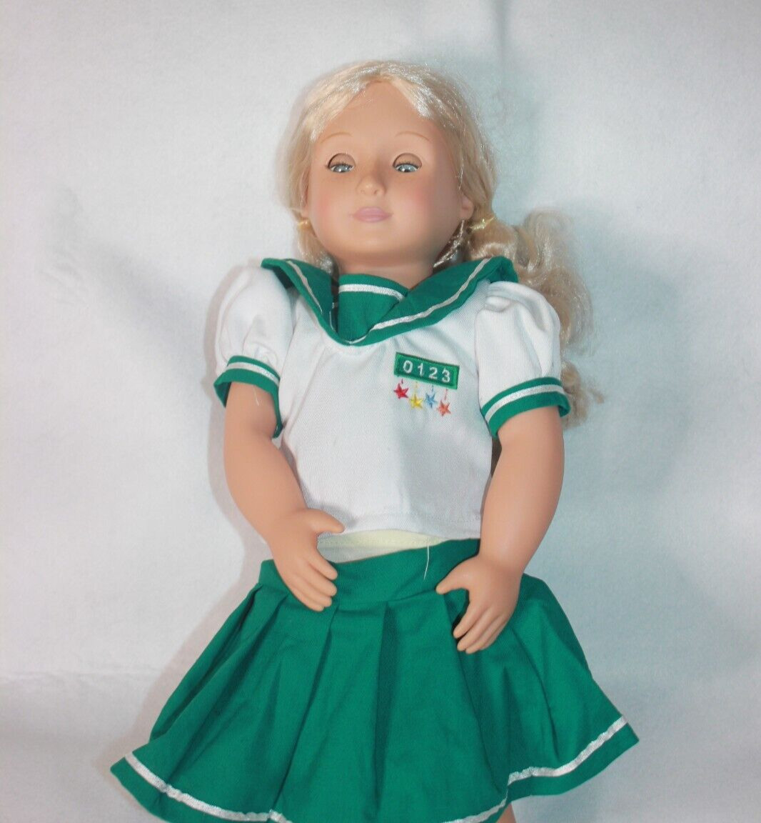Our Generation 18" Doll Blonde Hair Blue Eyes Girl Scout Uni