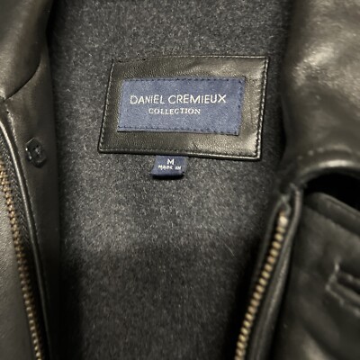 daniel cremieux leather jacket M | eBay