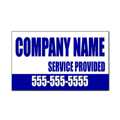 Company Name Service Provided Custom Phone Car Door Magnets Magnetic Signs-QTY 2