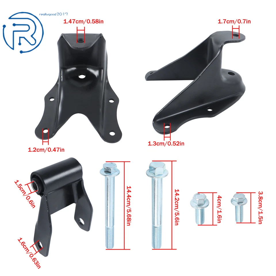 Kit de suspensión de resorte de hoja trasera soporte de suspensión delantera para Ford F150 F250 1980-1996 Foto 2 de 4