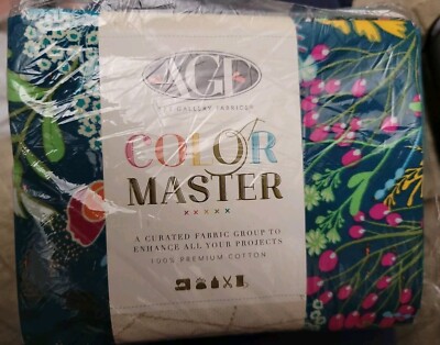 Color Master, Teal Thoughts Edition No.8, Art Gallery Fabric 10 Fat QuartBundle 