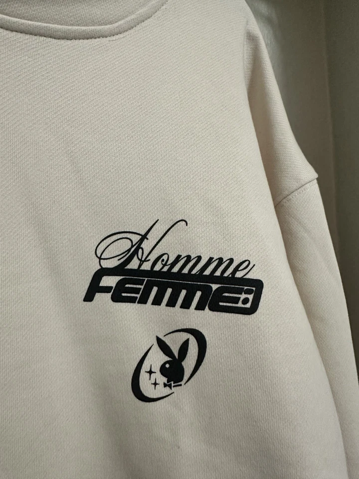 Sudadera con capucha Playboy Homme + Femme X Foto 3 de 4