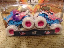 2024 SPIN MASTER Monster Jam TRUCKS 2-Pack OLD  NEW SPARKLE SMASH