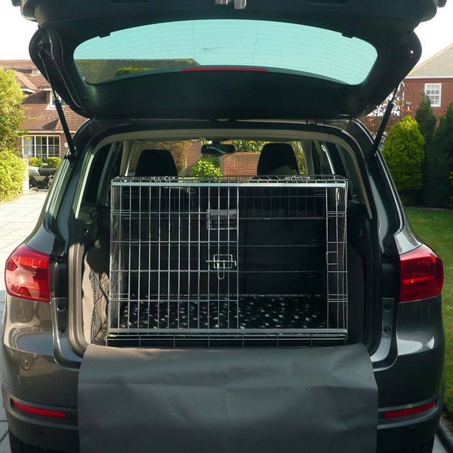 VW VOLKSWAGEN Tiguan Sloping Dog Pet Puppy Travel Training Cage Crate