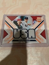 2019 ELITE EXTRA EDITION USA MATERIALS ORANGE GRAEME STINSON NM-MT GU /199