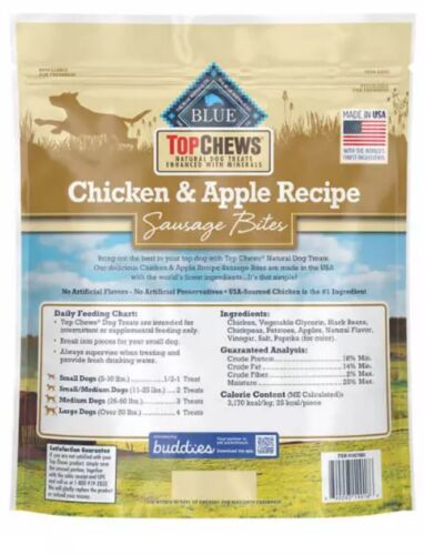 Top Chews Chicken & Apple Recipe 100% Natural Dog Treats, 40 Ounce Exp 11/2025 - Picture 2 of 2