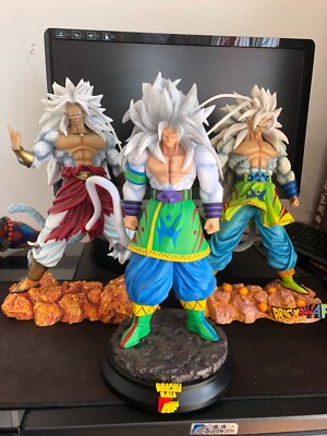 dragonball ssj5 goku broly 3 pcs resin 32cm | eBay