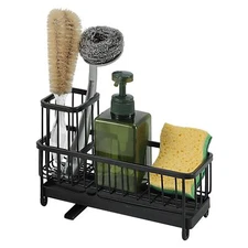 Never Rust Stainless Utensil Sink Cleaning Tools Holder For Kitchen Sink With Dr