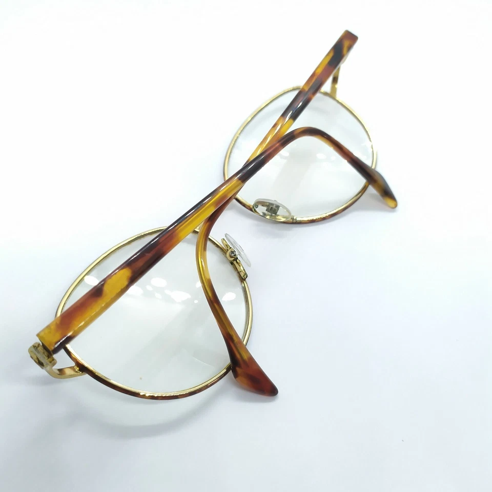 Montura de gafas Gucci vintage Italia oro blanco 135 transparente para hombre-mujer Foto 2 de 4