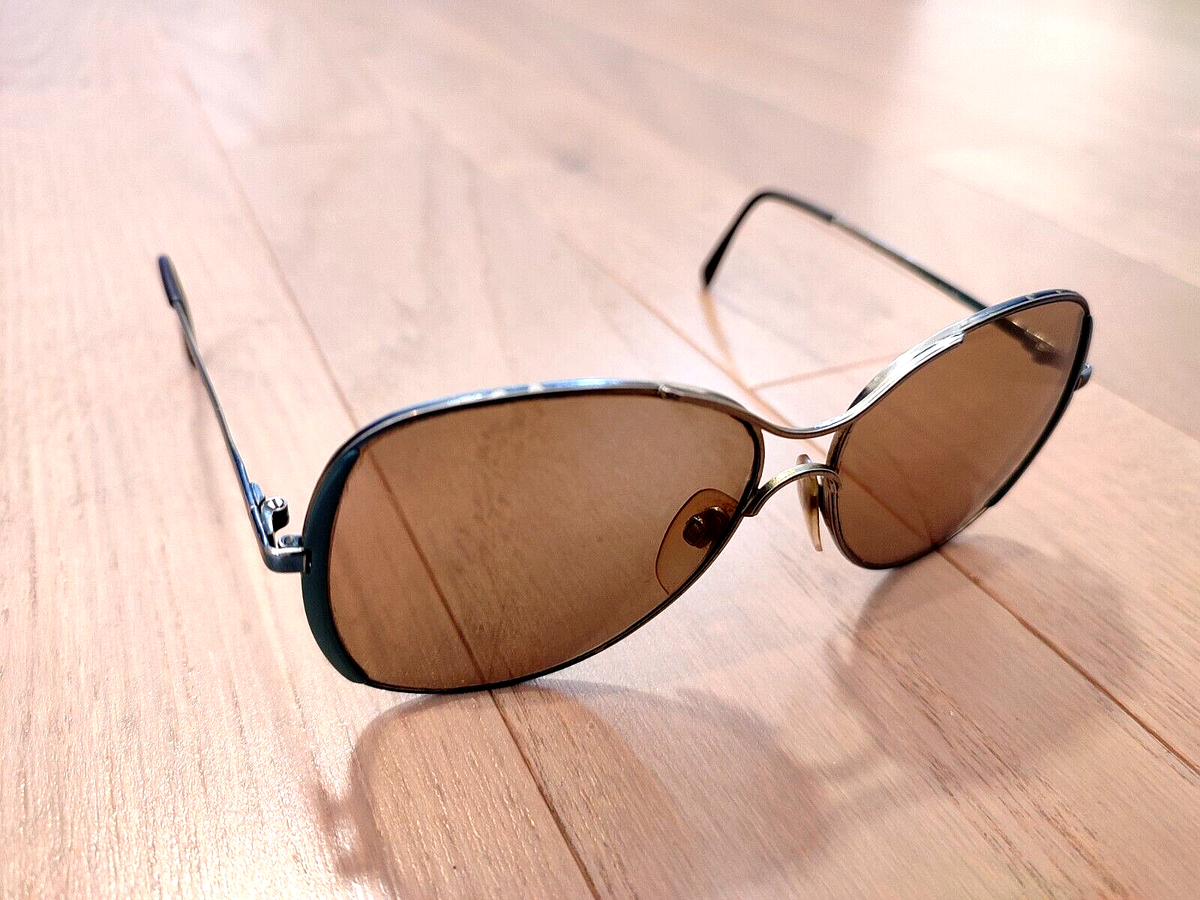 1970s Vintage  Style RODENSTOCK Sunglasses Model Sirona 130 Jet Sky 1969—1970 Rodenstock Richard, rare large size in a very rare  main image 4