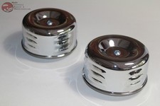 Beehive 2 58 Chrome Air Cleaners Louvered Short Custom Truck Hot Rat Rod Gasser Beehive 2 58 Chrome Air Cleaners Louvered Short Custom Truck Hot Rat Rod Gasser