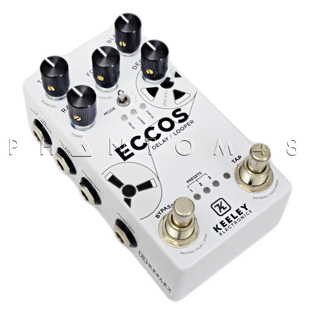 Keeley - ECCOS - Delay/Looper - Guitar Effects Pedal w/ True