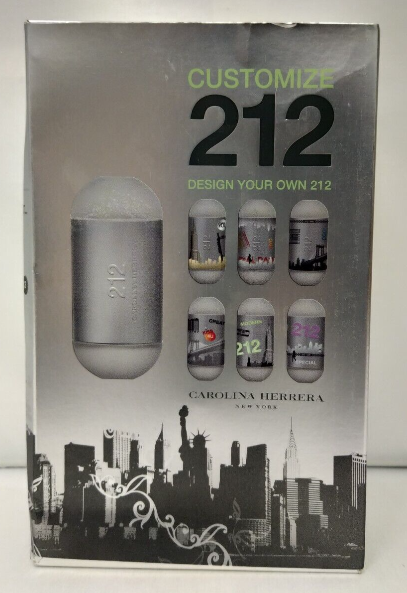 Carolina Herrera 212 For Women 2.0oz 60ml EDT Customizable w