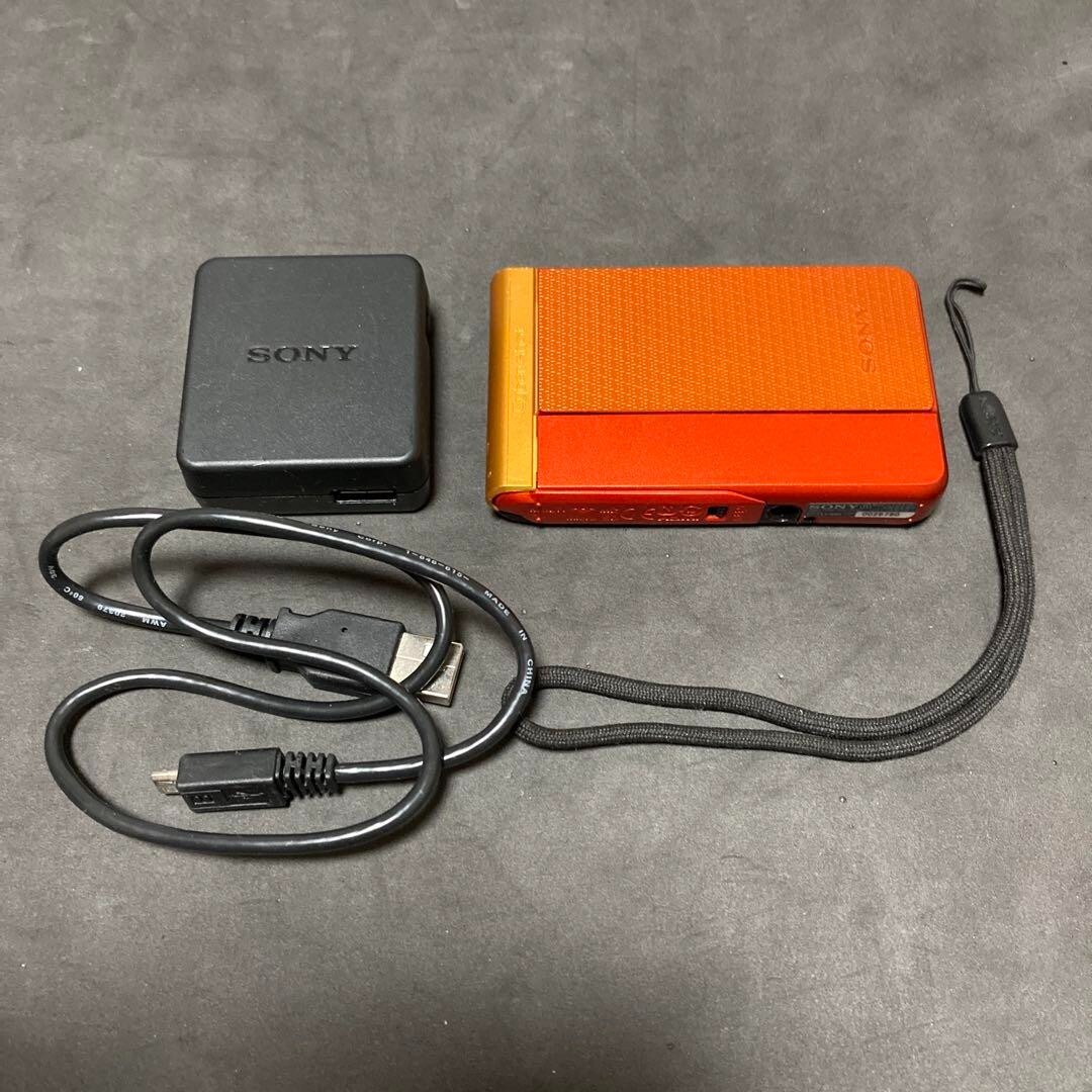 希少　SONY DSC-TX30 オレンジ　動作品　中古良品　防水カメラ 中古】SONY ソニー Cyber-Shot DSC-TX30 オレンジ デジタル